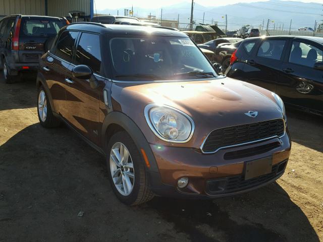 WMWZC5C55DWM15625 - 2013 MINI COOPER S C BROWN photo 1