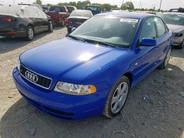 WAURD68D81A133913 - 2001 AUDI S4 2.7 QUA BLUE photo 2