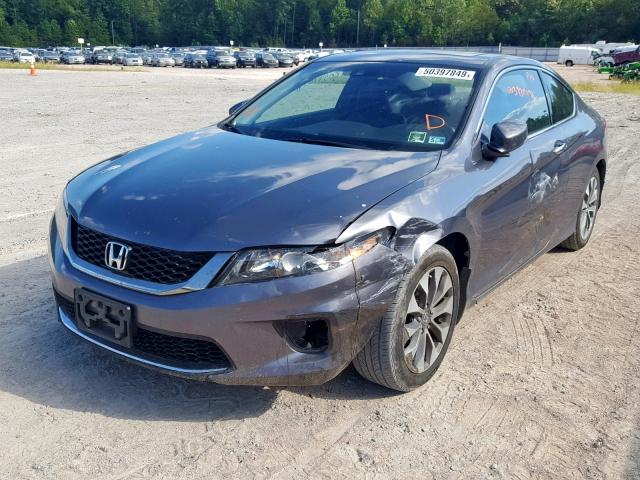 1HGCT1B82DA001925 - 2013 HONDA ACCORD EXL GRAY photo 2