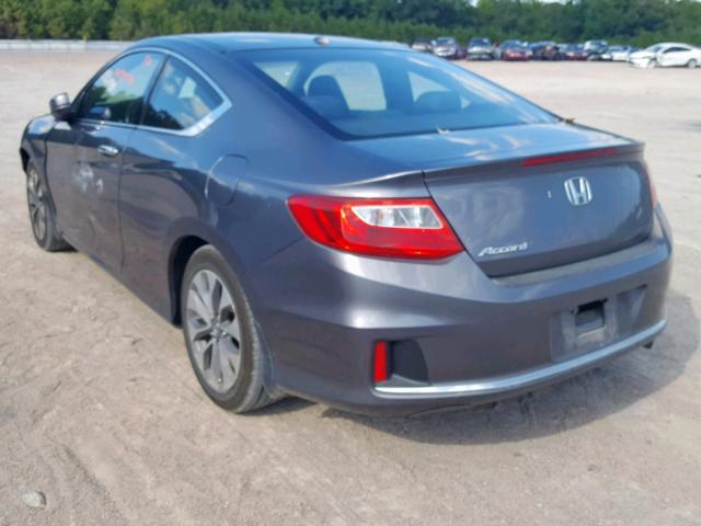 1HGCT1B82DA001925 - 2013 HONDA ACCORD EXL GRAY photo 3