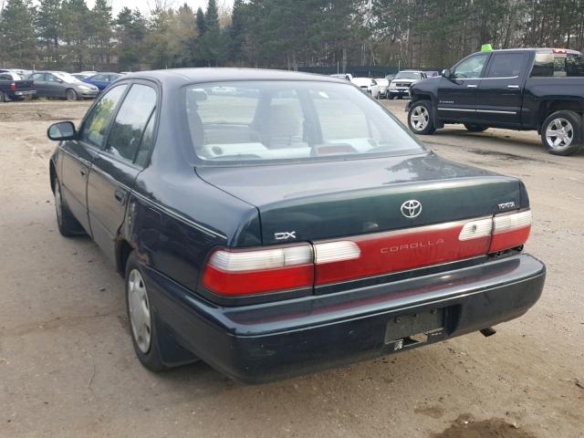 1NXBB02E9VZ525310 - 1997 TOYOTA COROLLA DX GREEN photo 3