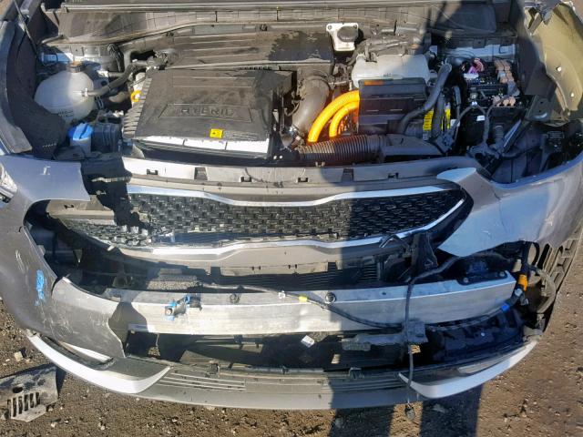 KNDCC3LC7J5125061 - 2018 KIA NIRO EX GRAY photo 7