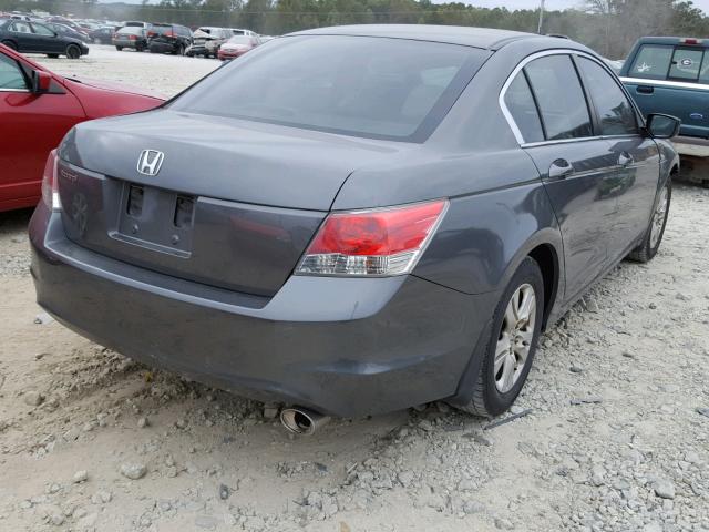 1HGCP26448A057453 - 2008 HONDA ACCORD LXP GRAY photo 4