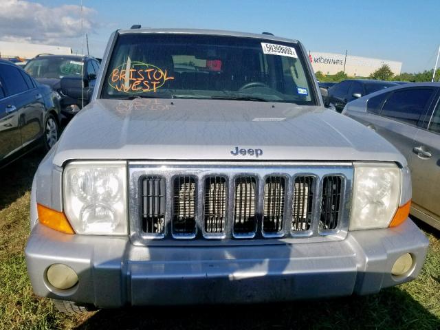 1J8HH48K67C578968 - 2007 JEEP COMMANDER 银色 照片 9