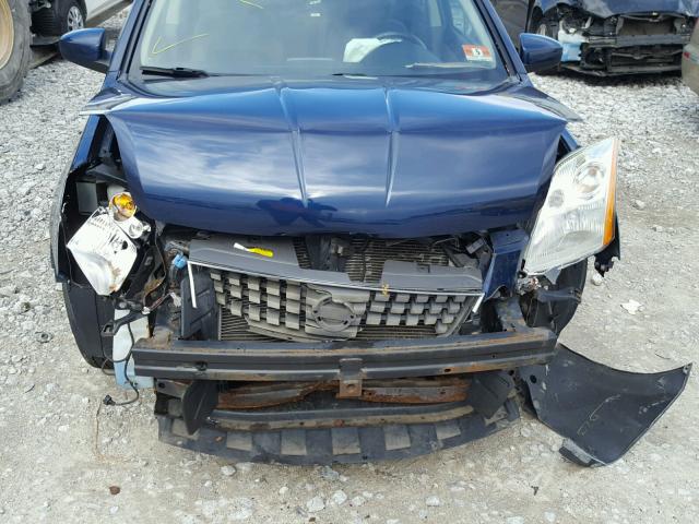 3N1AB61E27L638519 - 2007 NISSAN SENTRA 2.0 BLUE photo 9