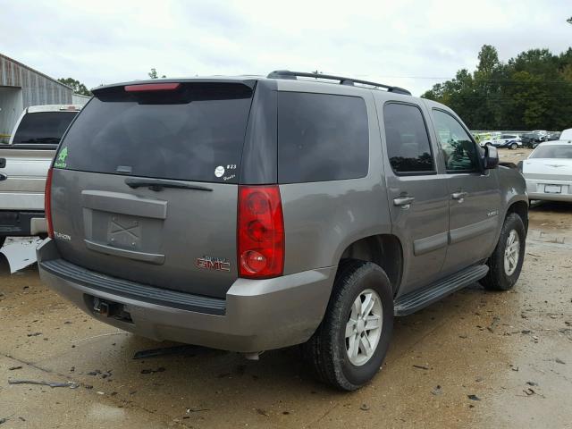 1GKFC13C57R354376 - 2007 GMC YUKON GRAY photo 4