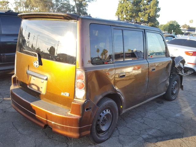 JTLKT324864121883 - 2006 TOYOTA SCION XB Қоңыр фото 4