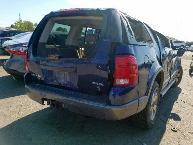 1FMZU73W55UB90393 - 2005 FORD EXPLORER X BLUE photo 4