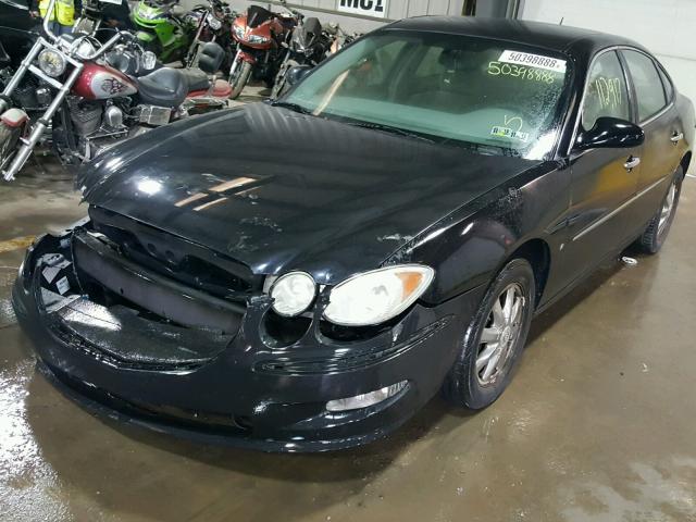 2G4WC582281154452 - 2008 BUICK LACROSSE C BLACK photo 2