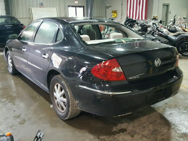 2G4WC582281154452 - 2008 BUICK LACROSSE C BLACK photo 3