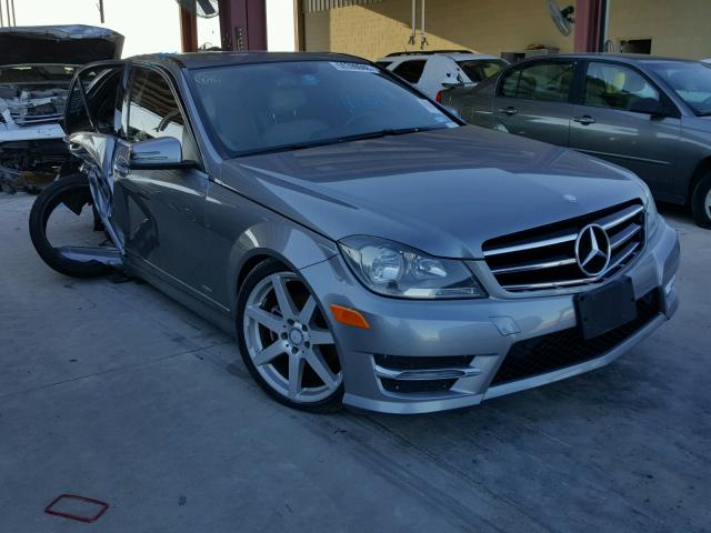 WDDGF4HB5EG252261 - 2014 MERCEDES-BENZ C250 GRAY photo 1