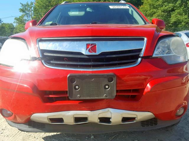 3GSCL53739S594118 - 2009 SATURN VUE XR RED photo 9