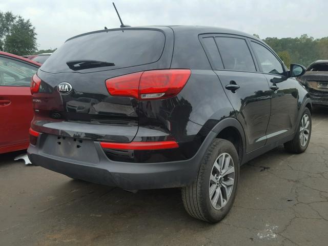 KNDPB3AC2E7568266 - 2014 KIA SPORTAGE B BLACK photo 4