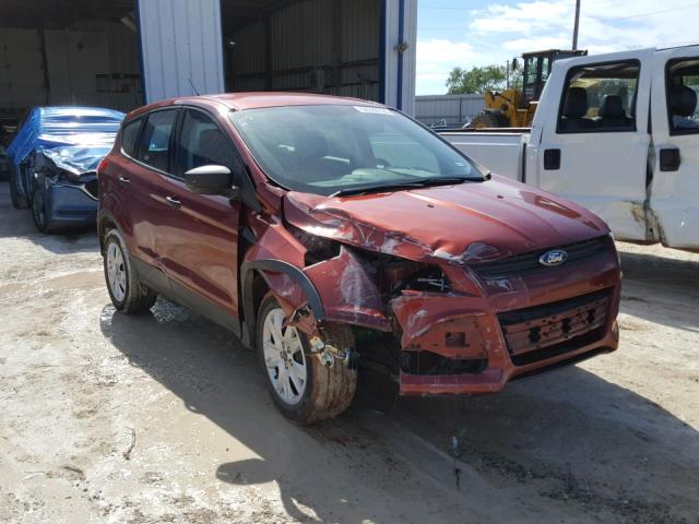 1FMCU0F77FUB48620 - 2015 FORD ESCAPE S MAROON photo 1