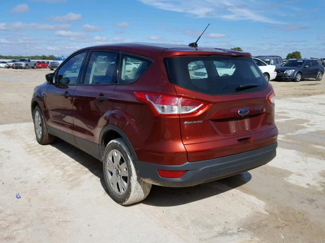 1FMCU0F77FUB48620 - 2015 FORD ESCAPE S MAROON photo 3