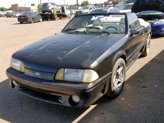 1FABP45E2JF130625 - 1988 FORD MUSTANG GT BLACK photo 2