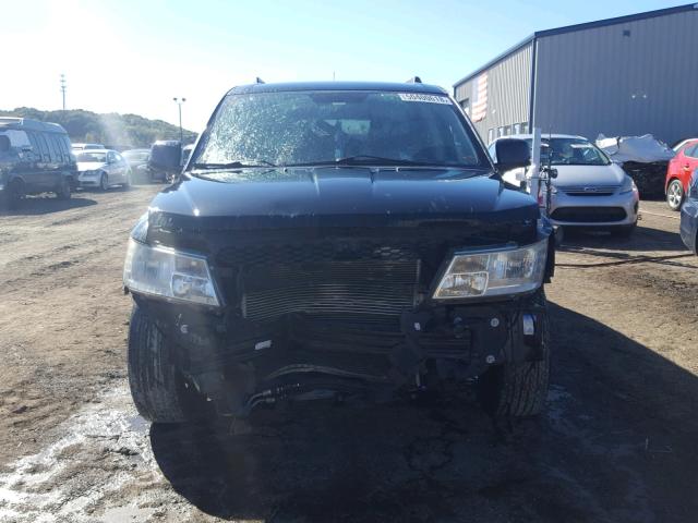 3D4PG1FG8BT500680 - 2011 DODGE JOURNEY MA BLACK photo 9