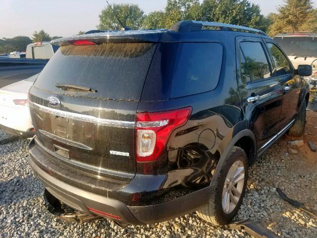 1FM5K7D92EGA26353 - 2014 FORD EXPLORER X BLACK photo 4