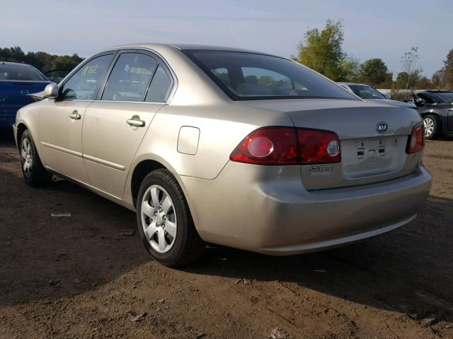 KNAGE123365061672 - 2006 KIA OPTIMA LX GOLD photo 3