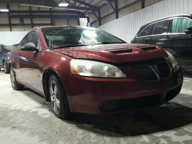 1G2ZH17N384159790 - 2008 PONTIAC G6 GT RED photo 1