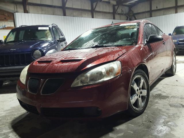 1G2ZH17N384159790 - 2008 PONTIAC G6 GT RED photo 2