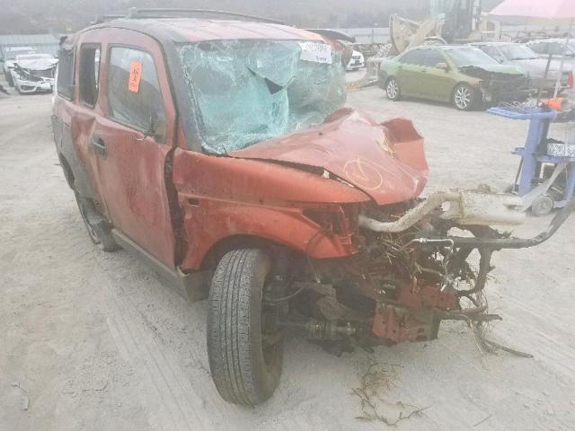 5J6YH18504L000984 - 2004 HONDA ELEMENT EX ORANGE photo 1