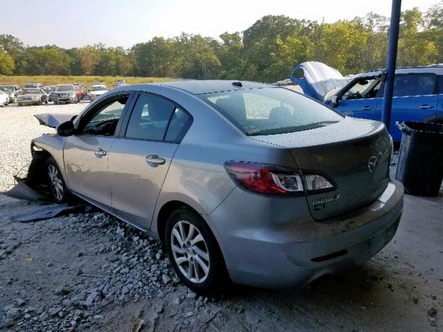 JM1BL1W74C1645842 - 2012 MAZDA 3 I SILVER photo 3