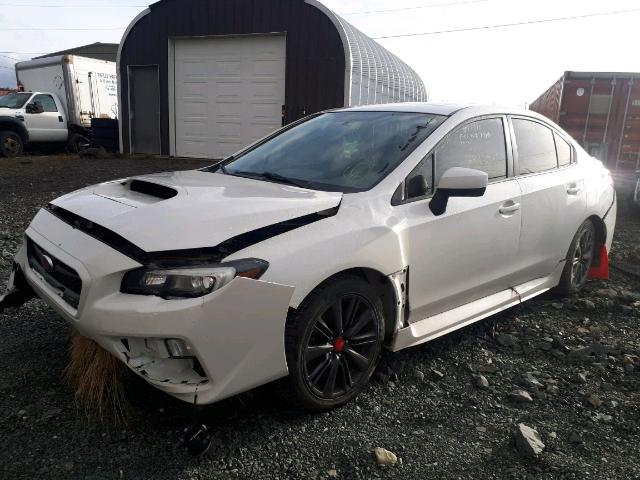 JF1VA1D68F8805560 - 2015 SUBARU WRX PREMIU WHITE photo 2