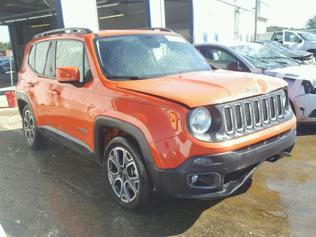 ZACCJABT0FPB36915 - 2015 JEEP RENEGADE L ORANGE photo 1