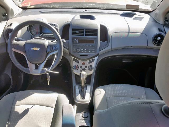 1G1JA5SH9D4182466 - 2013 CHEVROLET SONIC LS ORANGE photo 9