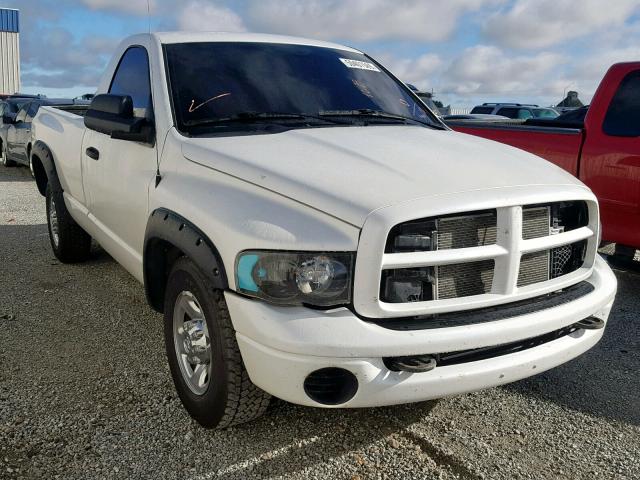 3D7KR26C65G783670 - 2005 DODGE RAM 2500 S WHITE photo 1