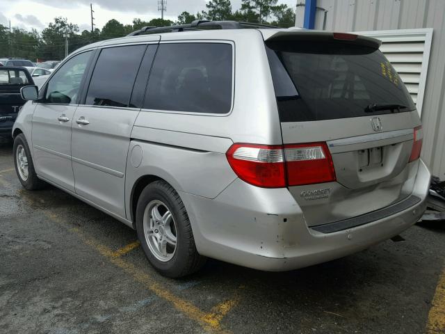 5FNRL38887B105620 - 2007 HONDA ODYSSEY TO SILVER photo 3