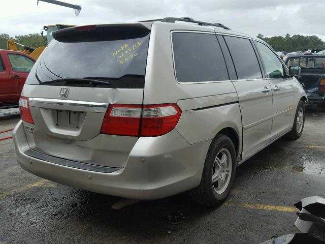 5FNRL38887B105620 - 2007 HONDA ODYSSEY TO SILVER photo 4