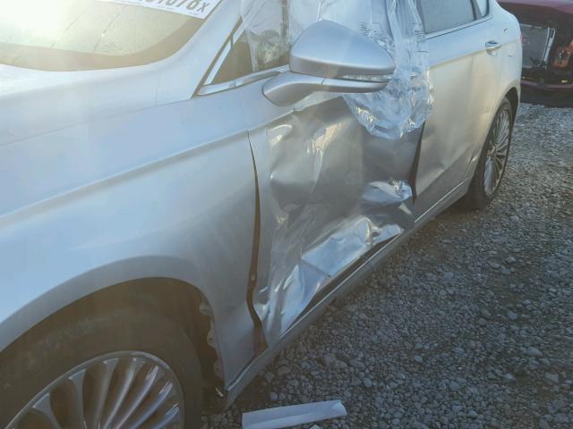 3FA6P0K95DR305913 - 2013 FORD FUSION TIT SILVER photo 10