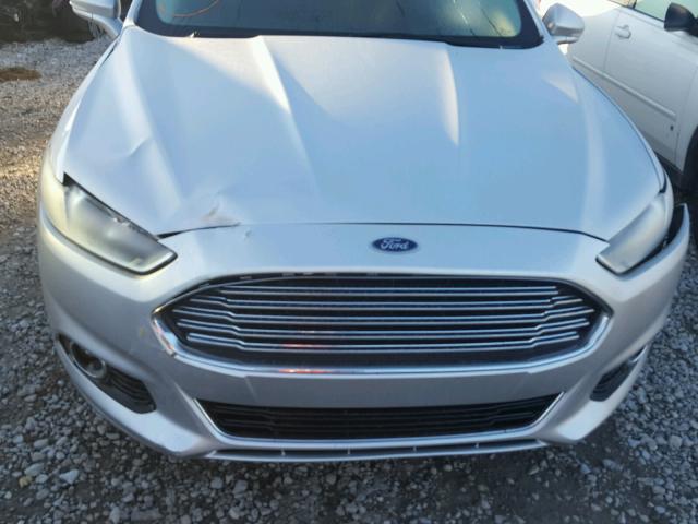 3FA6P0K95DR305913 - 2013 FORD FUSION TIT SILVER photo 7