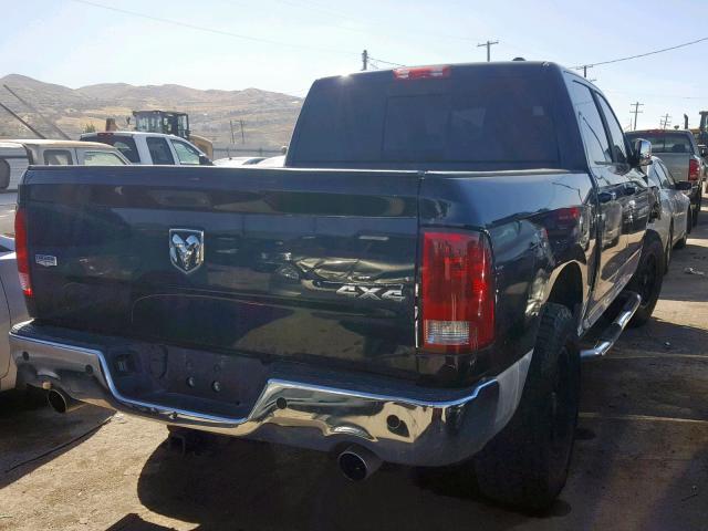 1C6RD7NT1CS231335 - 2012 DODGE RAM 1500 L BLUE photo 4