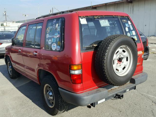 JACDH58V1R7909438 - 1994 ISUZU TROOPER S RED photo 3