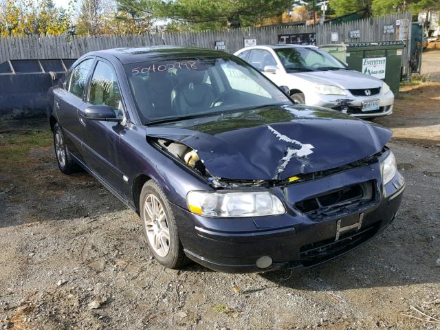 YV1RH592062510437 - 2006 VOLVO S60 2.5T BLUE photo 1