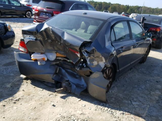 2HGFA16959H338734 - 2009 HONDA CIVIC EXL ნაცრისფერი ფოტო 4