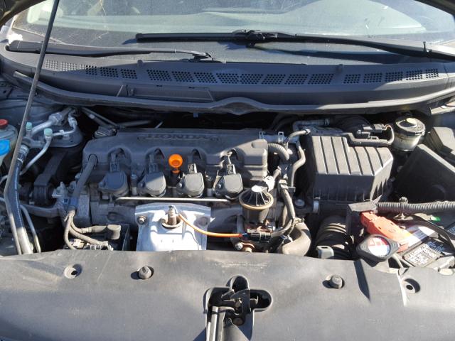 2HGFA16959H338734 - 2009 HONDA CIVIC EXL ნაცრისფერი ფოტო 7