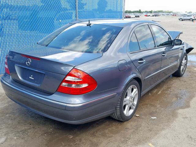 WDBUF56JX6A837806 - 2006 MERCEDES-BENZ E 350 GRAY photo 4