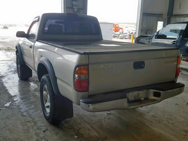 5TENM92N14Z372797 - 2004 TOYOTA TACOMA PRE BEIGE photo 3