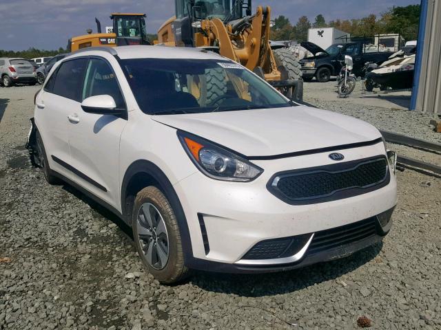 KNDCB3LC6K5265588 - 2019 KIA NIRO FE WHITE photo 1