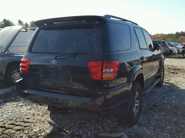 5TDBT48A43S149372 - 2003 TOYOTA SEQUOIA LI BLACK photo 4