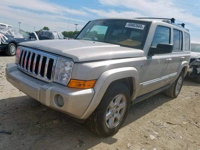 1J8HG58P57C672523 - 2007 JEEP COMMANDER BEIGE photo 2