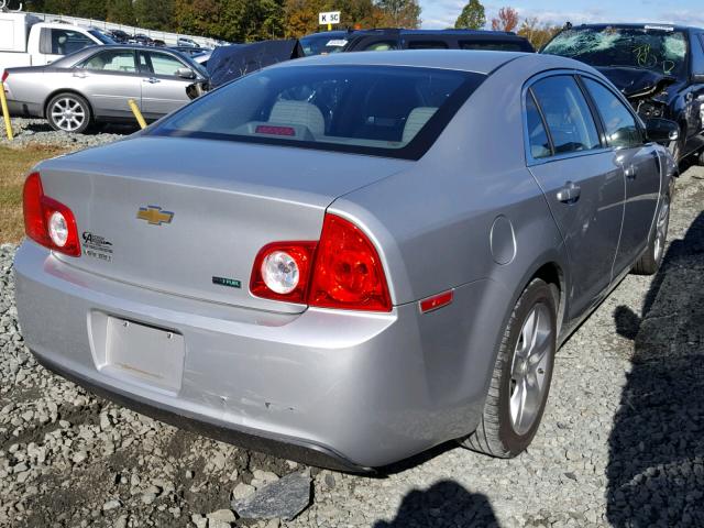 1G1ZA5EUXBF344411 - 2011 CHEVROLET MALIBU LS SILVER photo 4