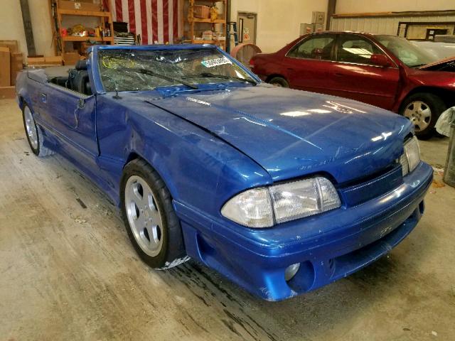 1FABP40E9KF179555 - 1989 FORD MUSTANG LX BLUE photo 1