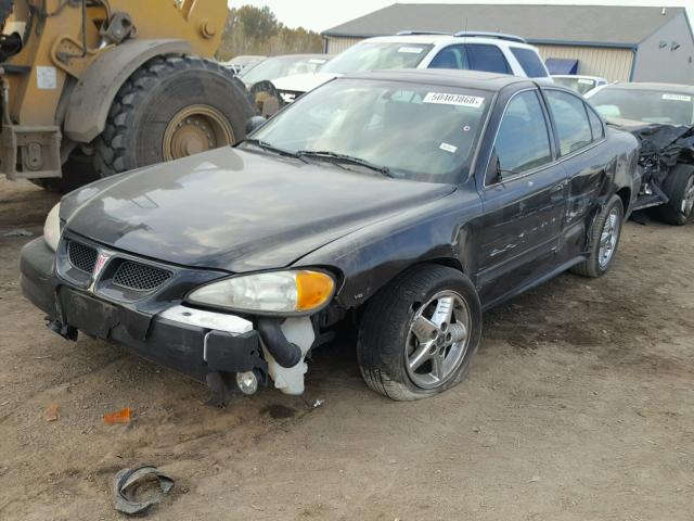 1G2NF52E73M720214 - 2003 PONTIAC GRAND AM S BLACK photo 2