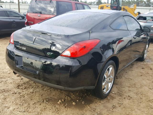 1G2ZH17N184166494 - 2008 PONTIAC G6 GT BLACK photo 4