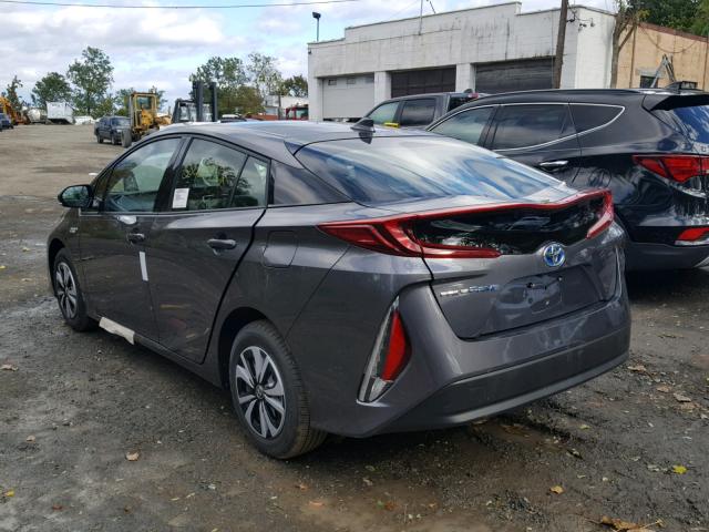 JTDKARFPXJ3089185 - 2018 TOYOTA PRIUS PRIM GRAY photo 3